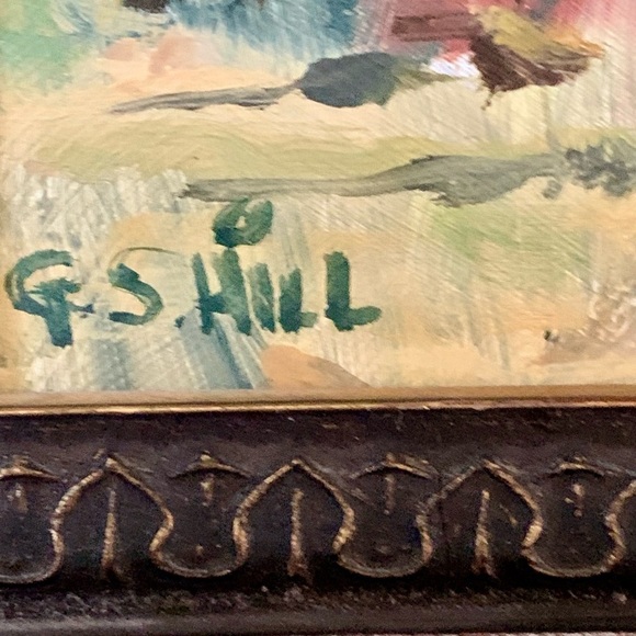 Vintage Red Barn Oil Painting 11/13” - Picture 7 of 13